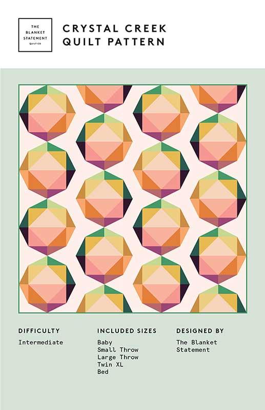 Crystal Creek Quilt Pattern by The Blanket Statement Quilt Company