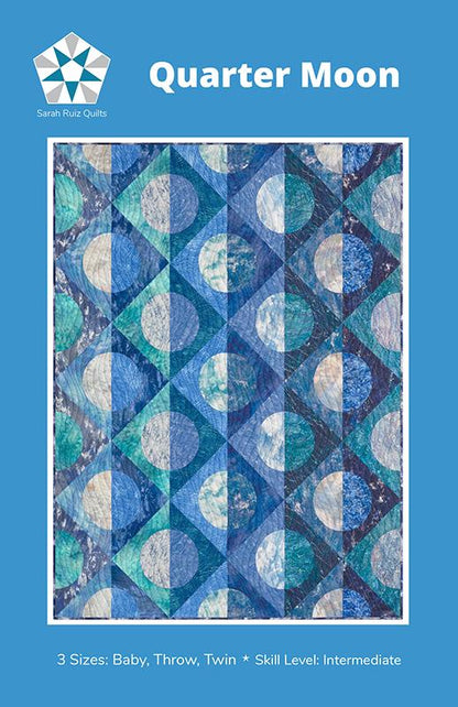 Quarter Moon Quilt Pattern by Sara Ruiz Quilts