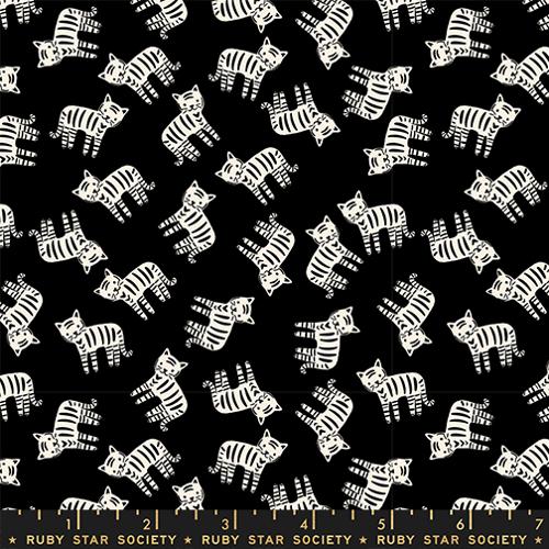 *Preorder* BLACK Meow, 1 800 Calico by Alexia Abegg for Ruby Star Society