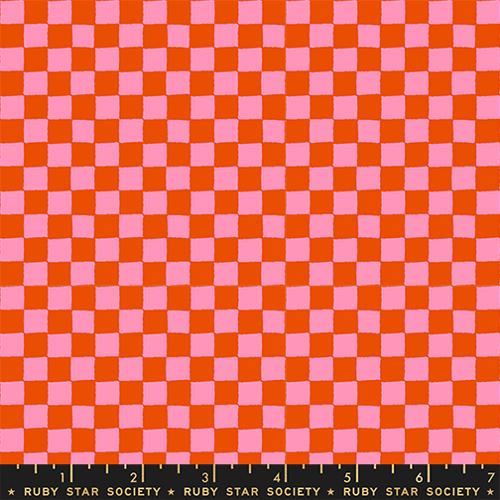 *Preorder* WARM RED Block Print, 1 800 Calico by Alexia Abegg for Ruby Star Society