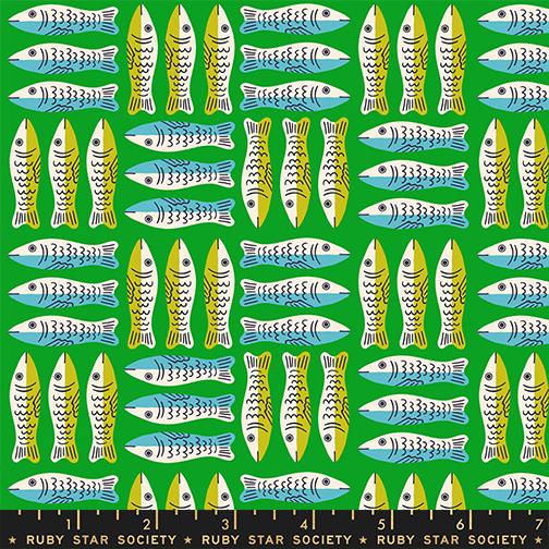 *Preorder* VERDANT Little Sardines, 1 800 Calico by Alexia Abegg for Ruby Star Society