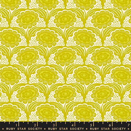 *Preorder* PISTACHIO Scallop Flower, Ink Shop by Sarah Watts for Ruby Star Society