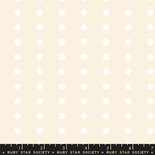 *Preorder* WHITE on NATURAL Swatch Dots, Corsage by Jen Hewett for Ruby Star Society