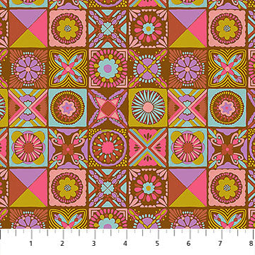 RUST Cottage Kitchen, Rhapsody by Anna Maria for Northcott Fabrics