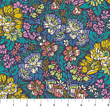 OCEAN Mosaic, Rhapsody by Anna Maria for Northcott Fabrics