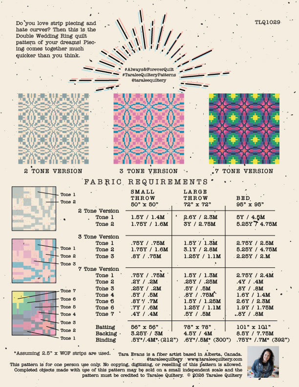 Always and Forever Quilt Pattern by Taralee Quiltery