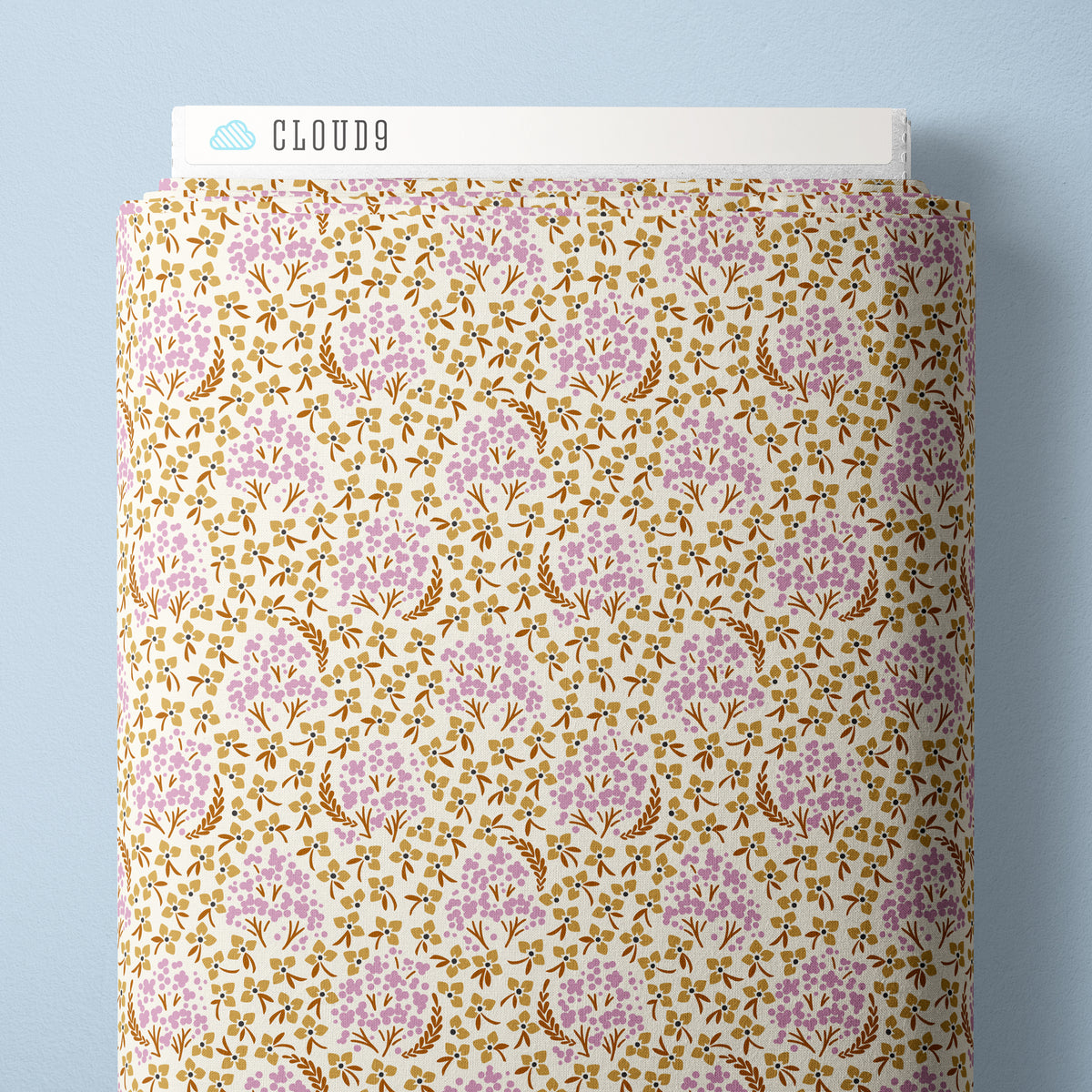 PINK Calico Meadow - Blossom & Dot by Kimberly Morgan for Cloud9 Organic Cotton