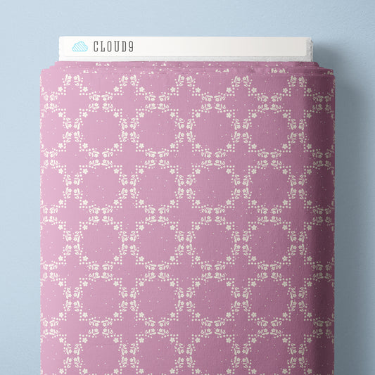 PINK Fairy Rings - Blossom & Dot by Kimberly Morgan for Cloud9 Organic Cotton