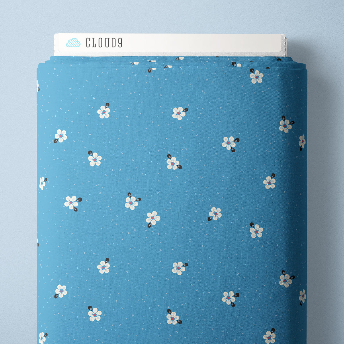 BLUE Scented Breeze - Blossom & Dot by Kimberly Morgan for Cloud9 Organic Cotton