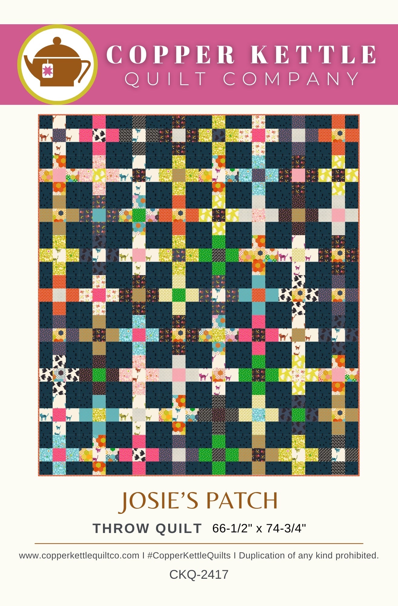 Josie's Patch Quilt by Copper Kettle Quilt Company