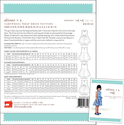 Oliver + S Cartwheel Wrap Dress Pattern