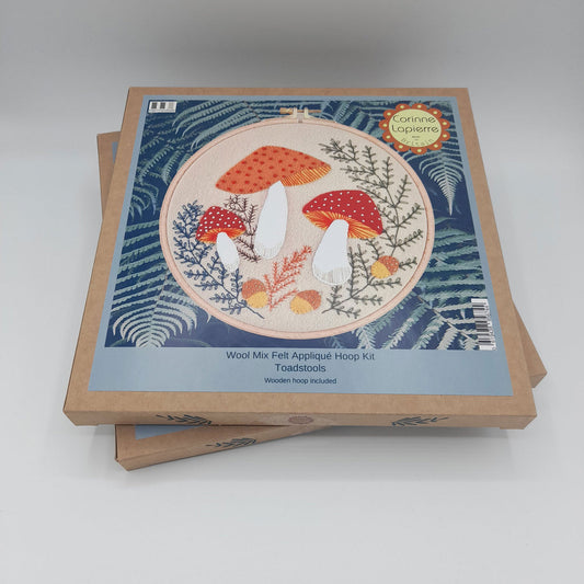 Wool Mix Felt Appliqué Hoop Kit by Corinne Lapierre