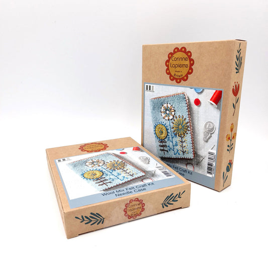 Wool Mix Felt Craft Needle Case Kit by Corinne Lapierre