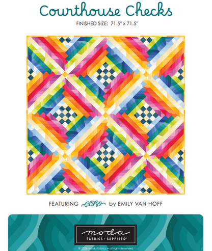 Echo Project Sheet - Courthouse Checks Quilt Pattern by Moda