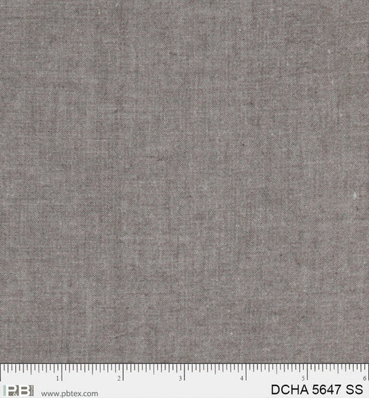 GREY Dreamweaver Chambray by P&B Textiles
