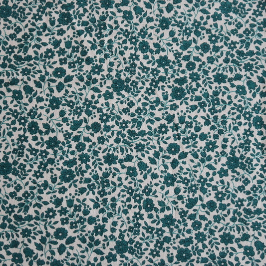 GREEN Petite Flowers Flownny Lawn 43C from KOKKA