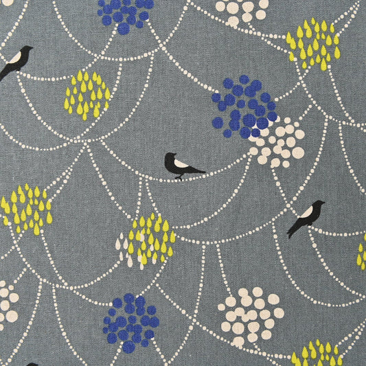 Echino Bird to Hang Cotton Linen Canvas Kokka