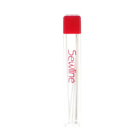 Sewline 9 Refill Ceramic .9mm Leads for Mechanical Chalk Pencil White/Black/Pink