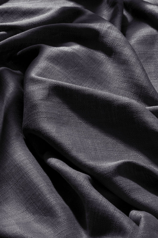 DEEP ANTHRACITE Cotton/Viscose 55" wide by Atelier Brunette