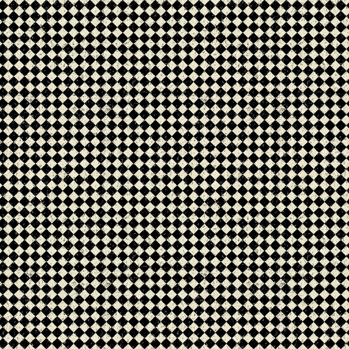 Distressed Check, Haunted Hollow by Patrick Lose for Northcott Fabrics