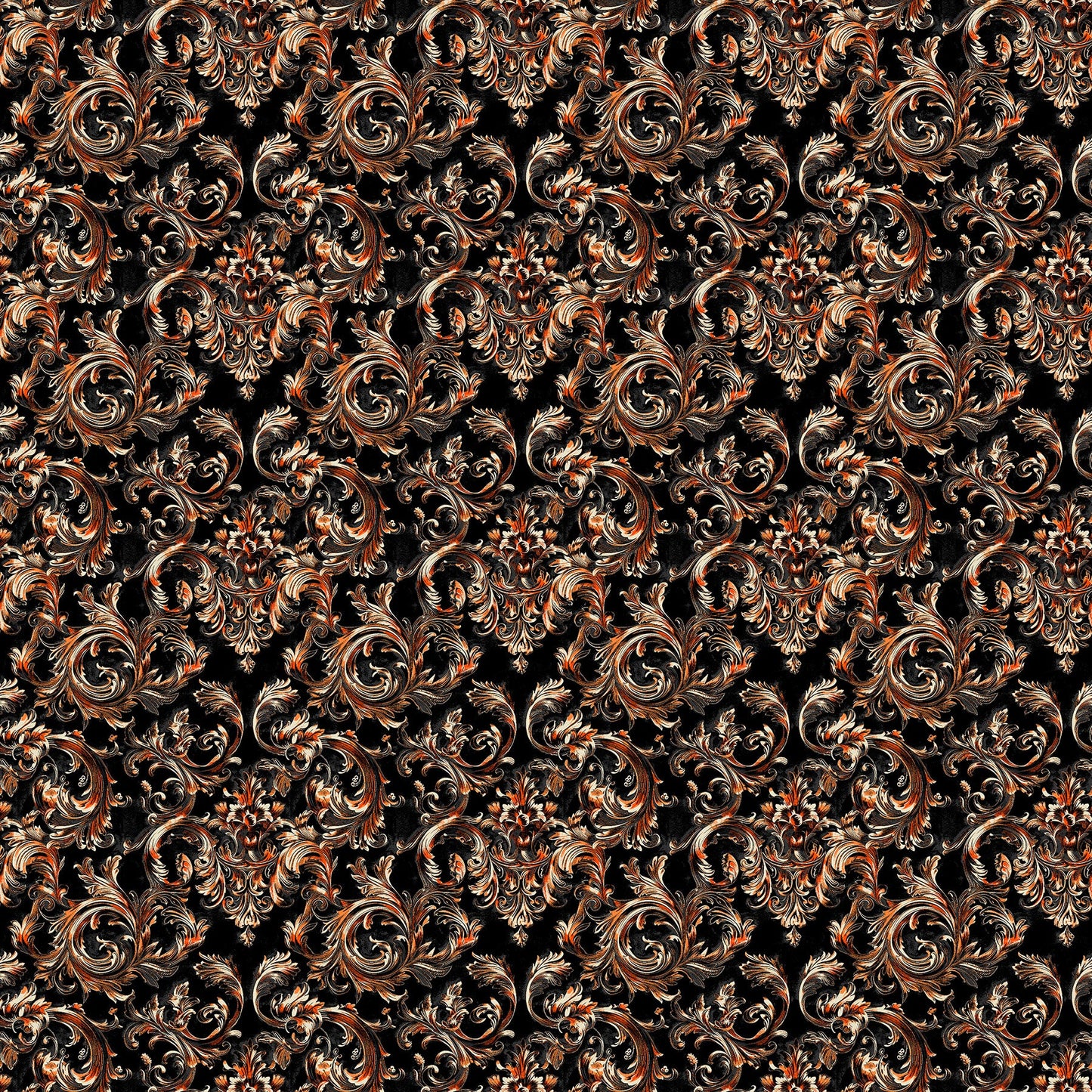 Flourish, Haunted Hollow by Patrick Lose for Northcott Fabrics