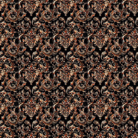 Flourish, Haunted Hollow by Patrick Lose for Northcott Fabrics