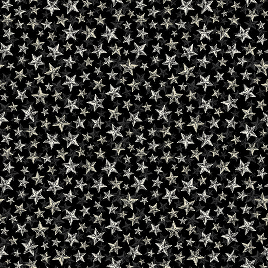 Stars, Haunted Hollow by Patrick Lose for Northcott Fabrics