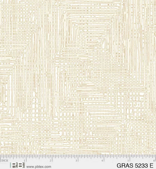 ECRU Grasscloth Grass Roots from P&B Textiles