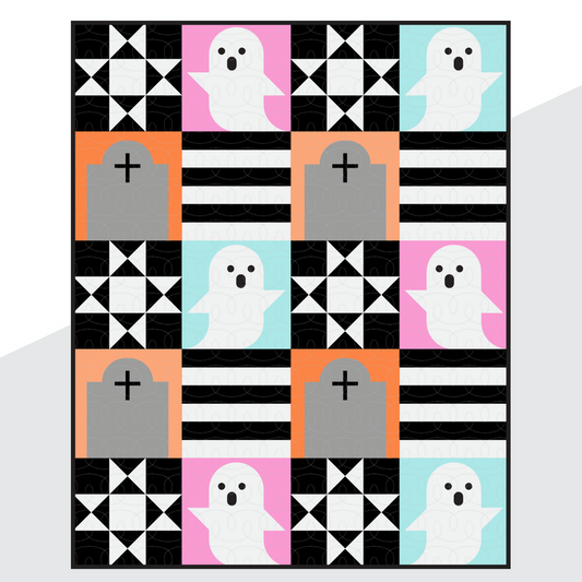 Ghost in the Graveyard Quilt Pattern by Corinne Sovey Design Studio