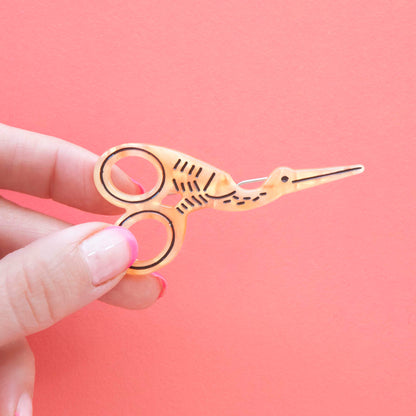 Stork Scissors Hair Clip from Sarah Hearts
