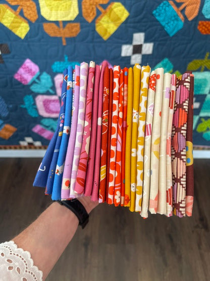 23 Fat Quarter Bundle of Persimmon by Rashida Coleman Hale for Ruby Star Society