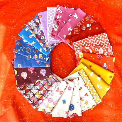 23 Fat Quarter Bundle of Persimmon by Rashida Coleman Hale for Ruby Star Society