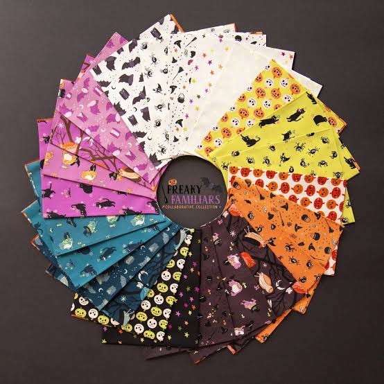 24 Fat Quarter Bundle of Freaky Familiars Collaboration for Ruby Star Society