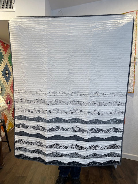 Stack Quilt Kit Throw Size - top fabrics only