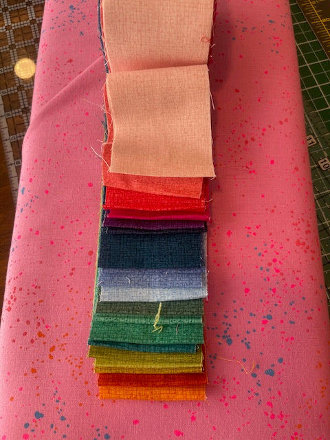 Texas Jelly Roll  - Companion to Texas States and Stripes Quilt 19 strips