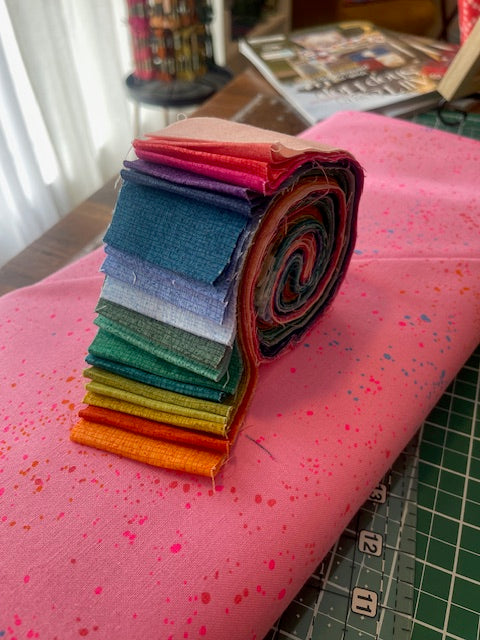 Texas Jelly Roll  - Companion to Texas States and Stripes Quilt 19 strips