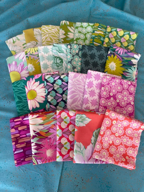 25 Fat Quarter Bundle of Daisy Crush by FIGO Fabrics