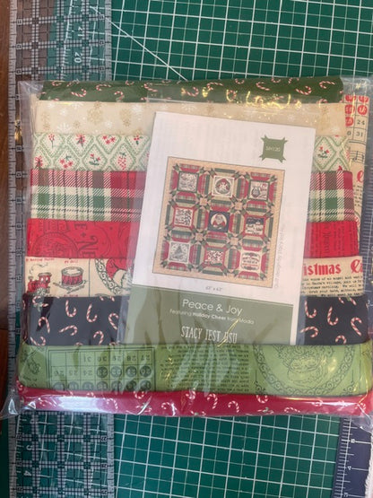Peace and Joy Quilt Kit by Stacy Iest Hsu Top & Binding Fabrics Included