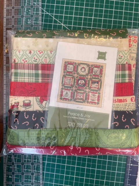 Peace and Joy Quilt Kit by Stacy Iest Hsu Top & Binding Fabrics Included