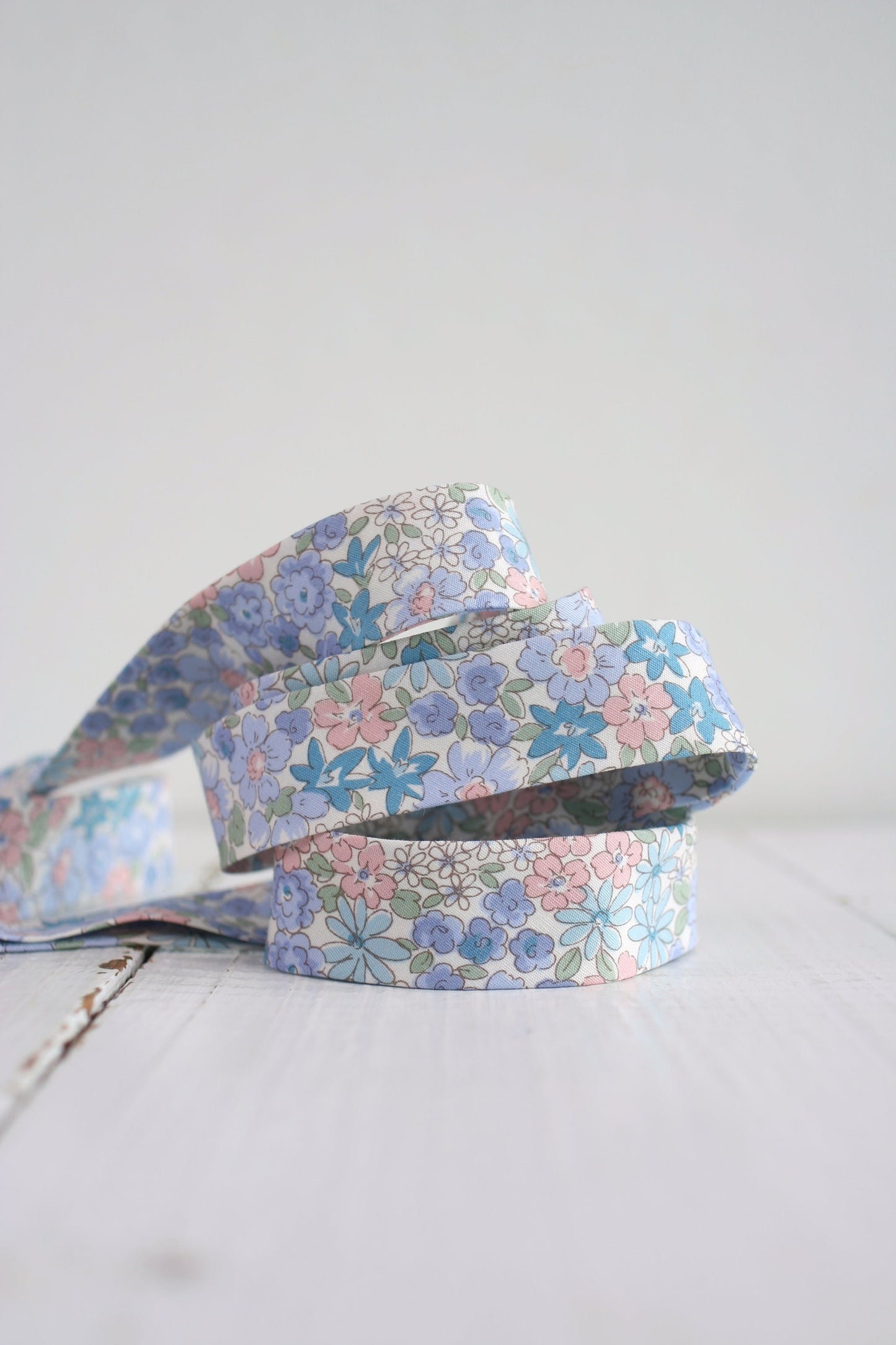 2 1/2" Single Fold Bias Tape by Bessie Pearl -Sold by the 1/4 Yard in Various Styles