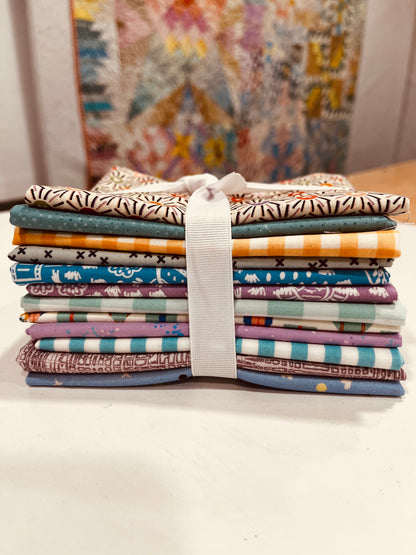 Springtime Picnic 12 Fat Quarter Bundle by Beehive Craft Studio