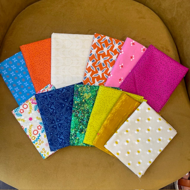 Pride Bundle -12 Fat Quarter bundle by Beehive Craft Studio