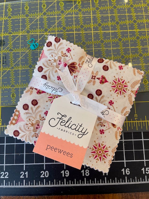 5" Charm Pack - Winter Whispers by Dots & Glory for Felicity Fabrics