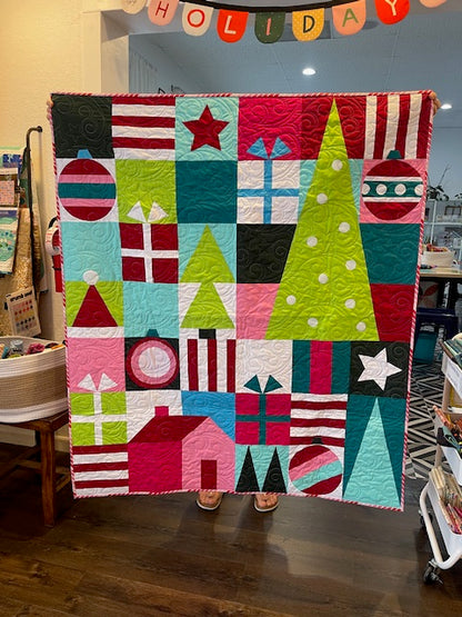 Christmas Cheer by Corinne Sovey Quilt Kit Top & Binding Fabrics Included