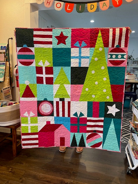 Christmas Cheer by Corinne Sovey Quilt Kit Top & Binding Fabrics Included