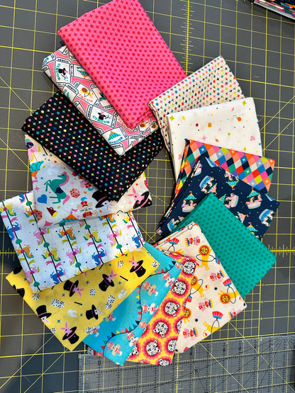 Circus Spectacular 14 Fat Quarter Bundle by QT Fabrics