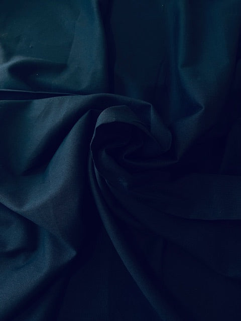 NAVY Colorplay Canvas, 100% Organic Cotton by Ink & Arrow for QT Fabrics