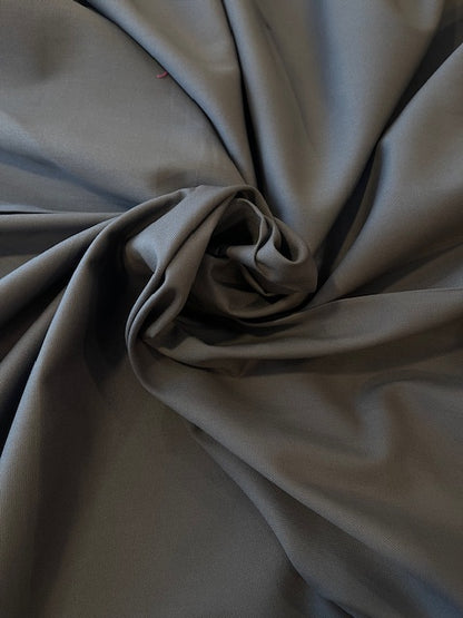 STEEL GREY Colorplay Canvas, 100% Organic Cotton by Ink & Arrow for QT Fabrics