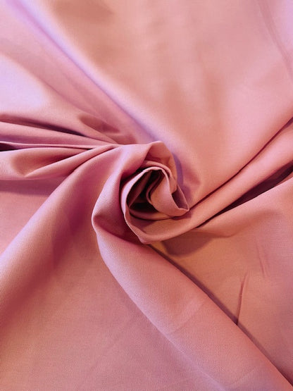 DUSTY ROSE Colorplay Canvas, 100% Organic Cotton by Ink & Arrow for QT Fabrics