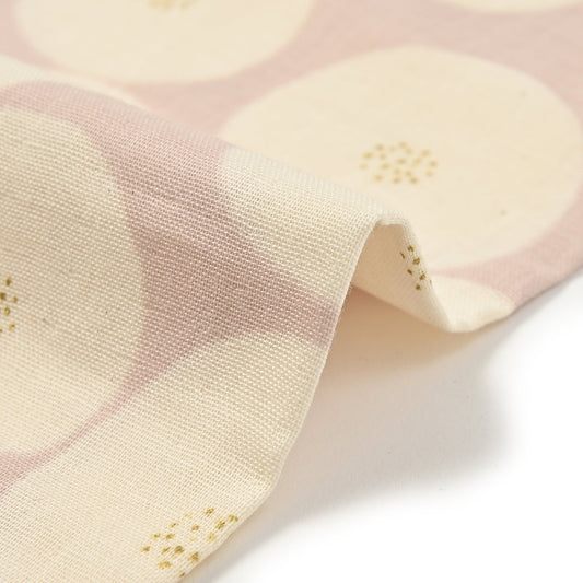 LIGHT PLUM Mini Anpan Double Gauze, Muddy Works from KOKKA